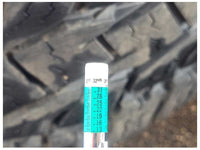 2015-2020 Ford F150 Pickup Truck Fuel Wheel 22x9.5 Black Paint Scuffs Toyo 2552 - The Parts Farm