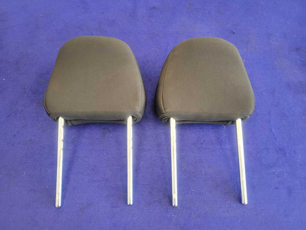 2015-2022 Ford Mustang GT S550 Pair Headrest Cloth Coupe Seats 2393 - The Parts Farm