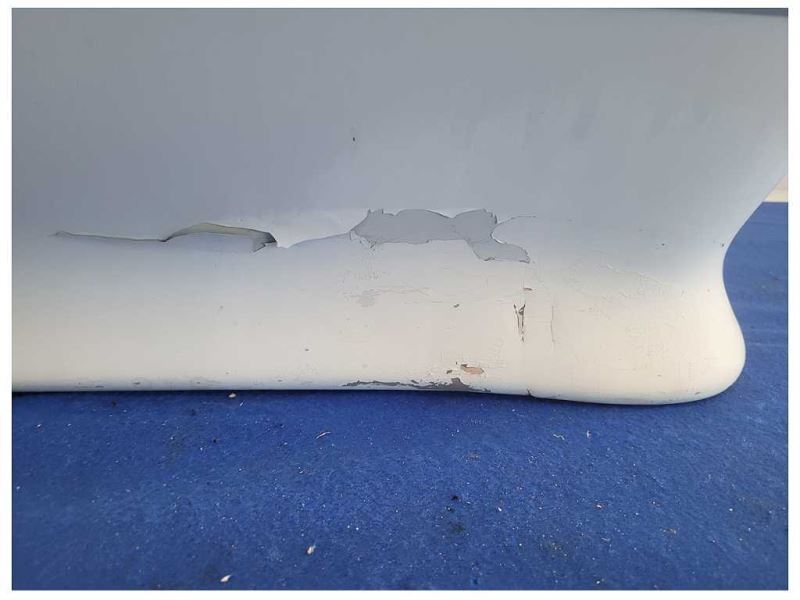 1987-1993 Ford Mustang GT 5.0L Rear Back Bumper Cover *Scuffs* Paint 9L 2298 - The Parts Farm