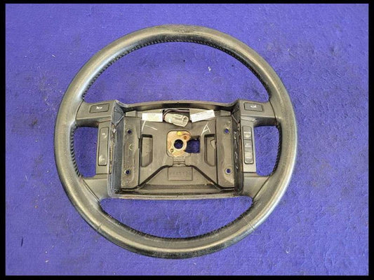 1990-1993 Ford Mustang GT LX 5.0L Steering Wheel Black Leather Horn Cruise - The Parts Farm