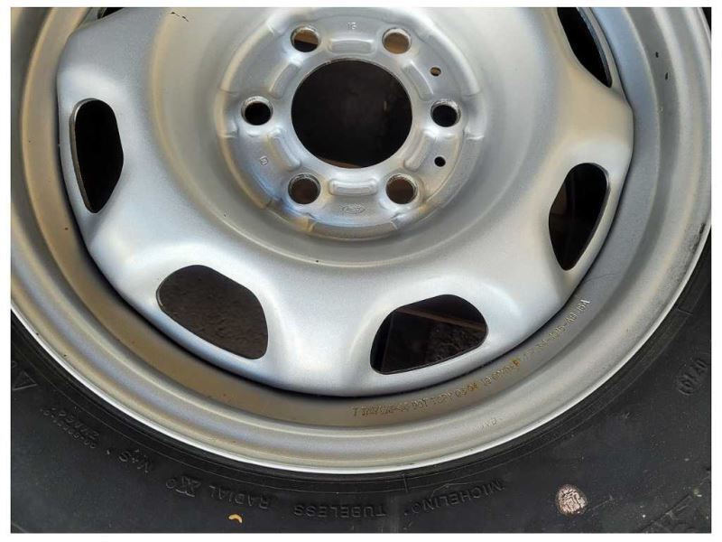 2015-2020 Ford Pickup Truck Wheel 17x7.5 Steel Painted 8 Hole FL34-1015-AB 2358 - The Parts Farm