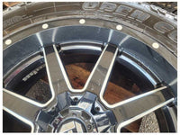 2015-2020 Ford F150 Pickup Truck Fuel Wheel 22x9.5 Black Paint Scuffs Toyo 2552 - The Parts Farm