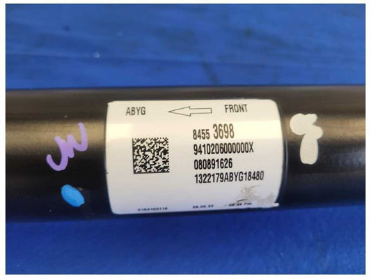 2016-2020 Chevrolet Camaro SS 6.2L Driveshaft Manual Transmission M/T C124