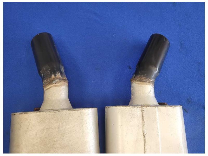 2010-2015 Chevrolet Camaro SS Aftermarket Muffler Exhaust Tip Pipe 2525 - The Parts Farm