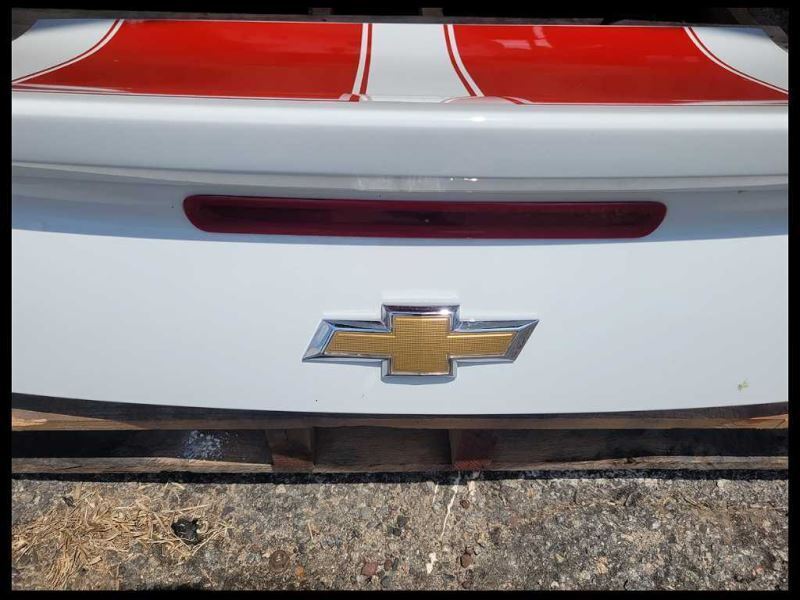 2014-2015 Chevrolet Camaro SS Coupe Rear Back Deck Lid Spoiler D80 Paint White - The Parts Farm