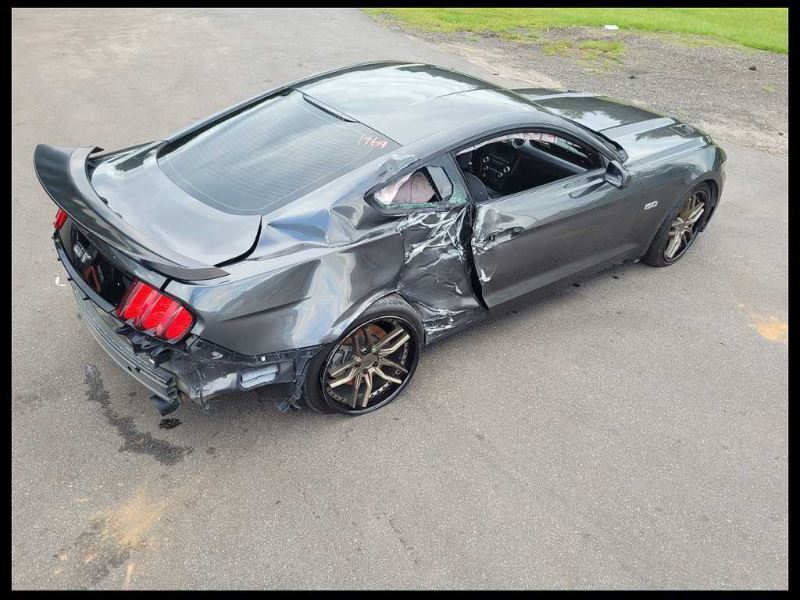2015-2023 Ford Mustang GT S550 Door Sill Scuff Plate Trim Molding Pair OEM - The Parts Farm
