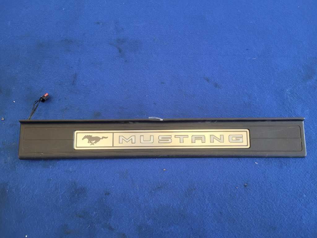 2015-2023 Ford Mustang GT S550 Driver Door Sill Plates Lighted Scuff 2638 - The Parts Farm