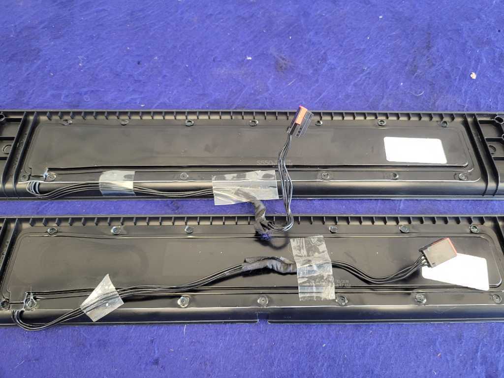 2015-2023 Ford Mustang GT S550 Pair Door Sill Plates Scuff Panel Light 2353 - The Parts Farm