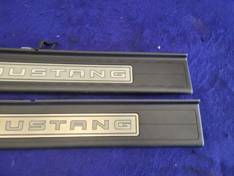 2015-2023 Ford Mustang GT S550 Pair Door Sill Plates Scuff Panel Light 2353 - The Parts Farm