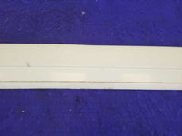 1987-1993 Ford Mustang GT LX 5.0L Driver Left Door Molding Trim Paint White - The Parts Farm