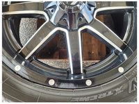 2015-2020 Ford F150 Pickup Truck Fuel Wheel 22x9.5 Black Paint Scuffs Toyo 2552 - The Parts Farm