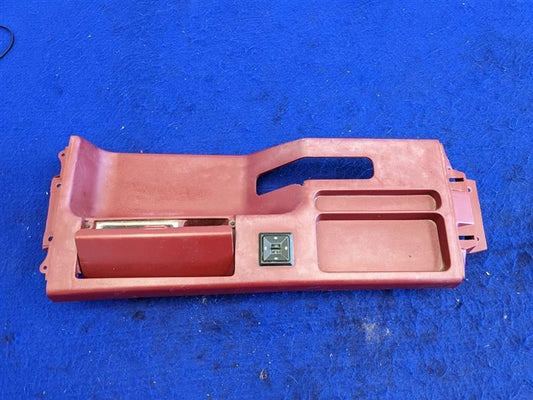 1987-1993 Ford Mustang GT LX 5.0L Center Console Lid Cover Front Red - The Parts Farm