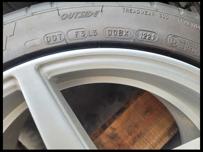 2015-2021 Ford Mustang GT S550 3 Wheels Velgen 20x9 20x10.5 Silver Spoke Rash - The Parts Farm