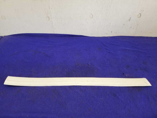 1987-1993 Ford Mustang GT LX 5.0L Driver Left Door Molding Trim Paint White - The Parts Farm