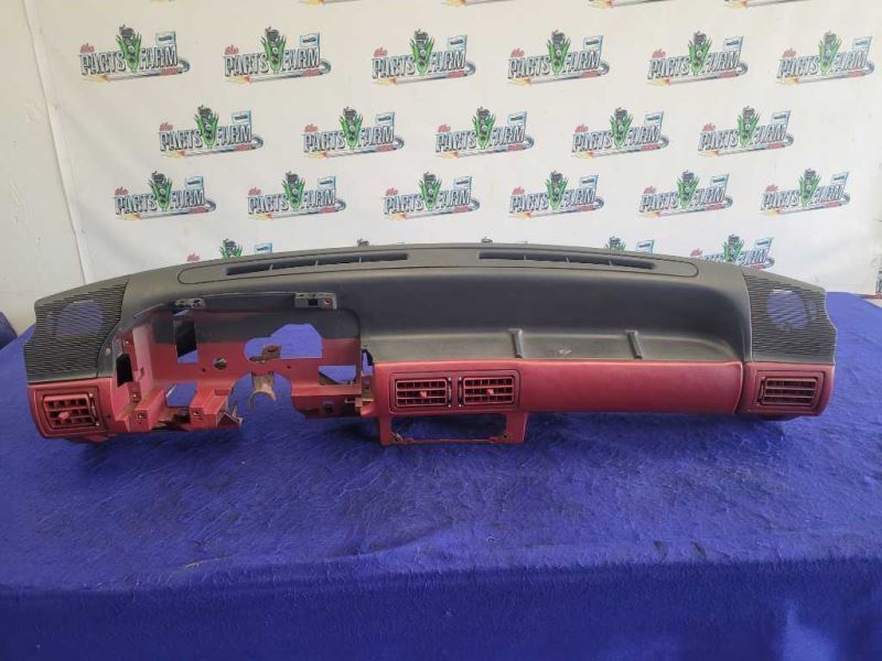 1987-1993 Ford Mustang GT LX 5.0L Dashboard Front Shell Red Black 2298 - The Parts Farm