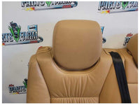 2004-2006 Porsche Cayenne Turbo 4.5L Rear Seat Fold Up Tan Upper Lower 2137 - The Parts Farm