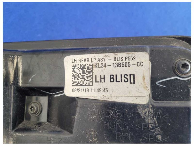 2018-2020 Ford F150 F-150 Truck Driver LH Rear Taillight BLIS Light 2612 - The Parts Farm