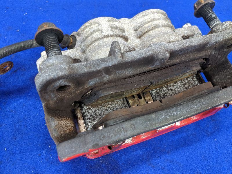 2003-2006 Chevrolet SSR Front Driver Left LH Brake Caliper Brake Line Pads - The Parts Farm