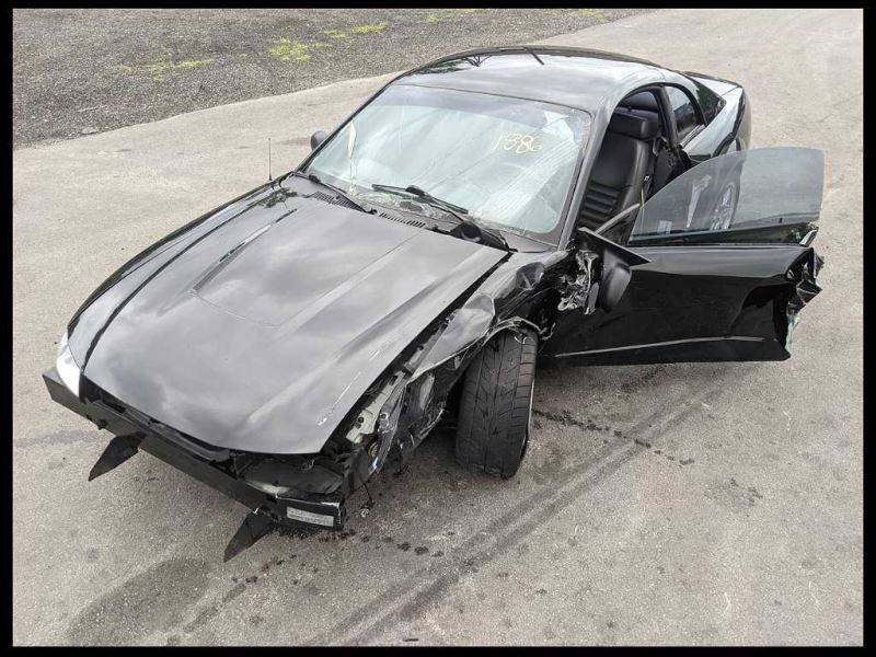 1999-2004 Ford Mustang Cobra SVT 4.6L Passenger Right Door Panel Card Charcoal - The Parts Farm