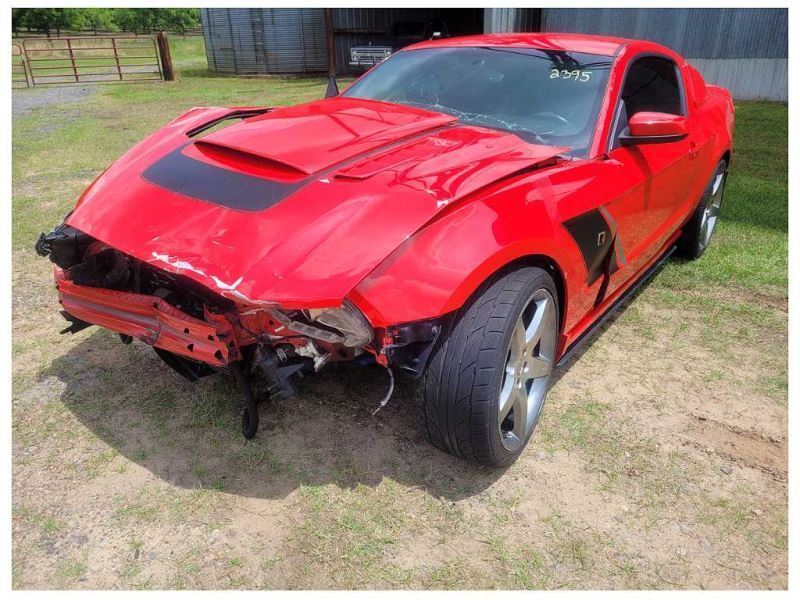 2011-2014 Ford Mustang GT Driver Left Rear View Mirror Spotter Paint PQ 2395 - The Parts Farm