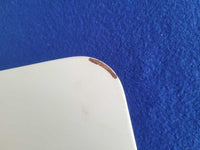 1987-1993 Ford Mustang GT 5.0L Convertible Gas Fuel Door Cap Paint White 2298 - The Parts Farm