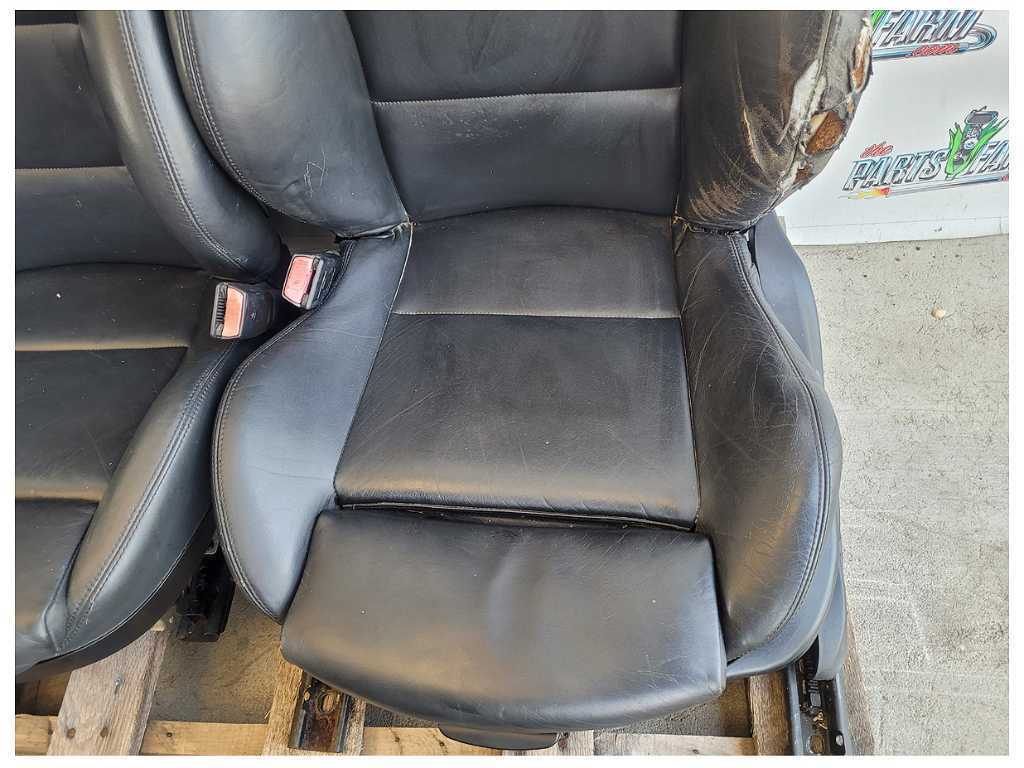 2003 BMW M3 Coupe Black Interior Swap Trim Seats Moldings Door Panel 1899 - The Parts Farm