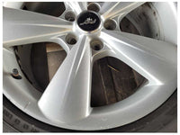 2013-2014 Ford Mustang GT S197 Wheel 18x8 Silver 5 Spoke Painted Tire - The Parts Farm