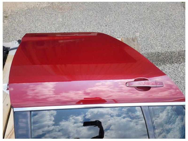 2008-2009 Pontiac G8 Sedan 6.0L V8 Passenger Rear Door Shell Paint Maroon 2529 - The Parts Farm