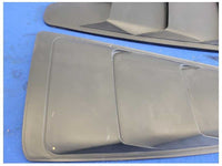 2005-2014 Ford Mustang GT Coupe Pair Side Louvers Window Paint Matte Black 2585 - The Parts Farm