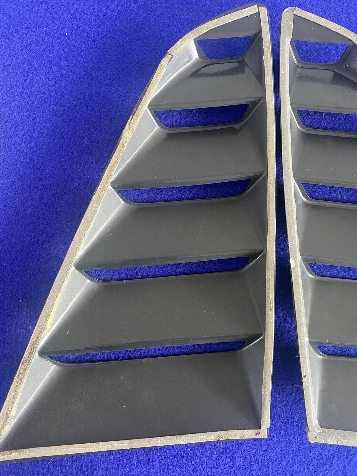 2015-2021 Ford Mustang GT S550 Quarter Window Sail Panel Covers Pair Rear - The Parts Farm