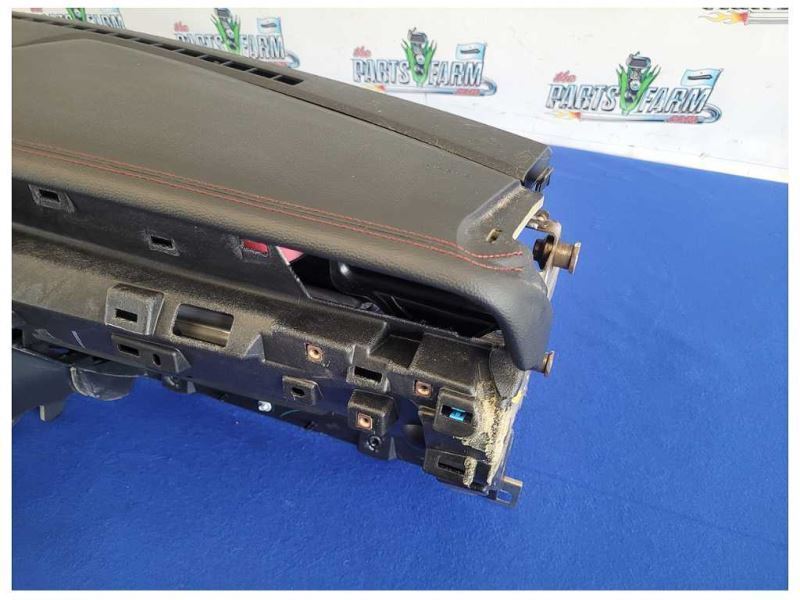 2015-2017 Ford Mustang GT S550 Front Dashboard Shell Cover Red Stitching 2544 - The Parts Farm