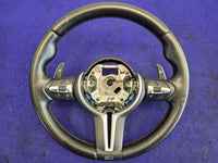 2015-2020 BMW M4 F82 F83 Sport Steering Wheel Driver Dash Leather Black - The Parts Farm