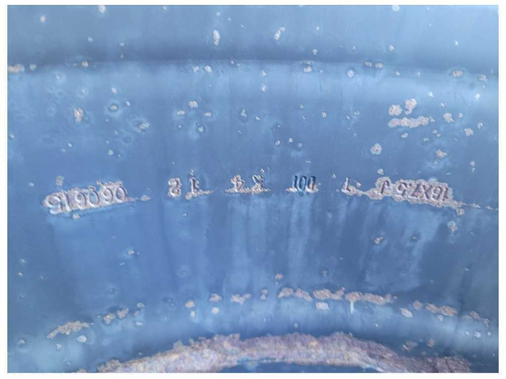 2015-2022 Ford F150 Pickup Truck Wheel 17x7.5 Steel 12 Holes Painted Spare 2505 - The Parts Farm