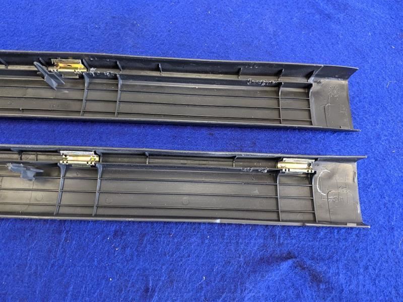 2003-2004 Ford Mustang Cobra SVT DOHC 4.6L Pair Door Sill Scuff Plates Black - The Parts Farm