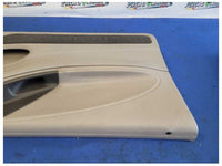 1999-2004 Ford Mustang GT Set Coupe Door Panels Gray Card Pull Bezel 2589 - The Parts Farm