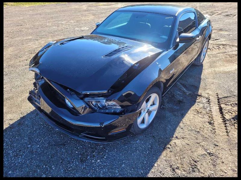 2013-2014 Ford Mustang GT Driver Rear Outer View Mirror Spotter Glass Paint UA - The Parts Farm