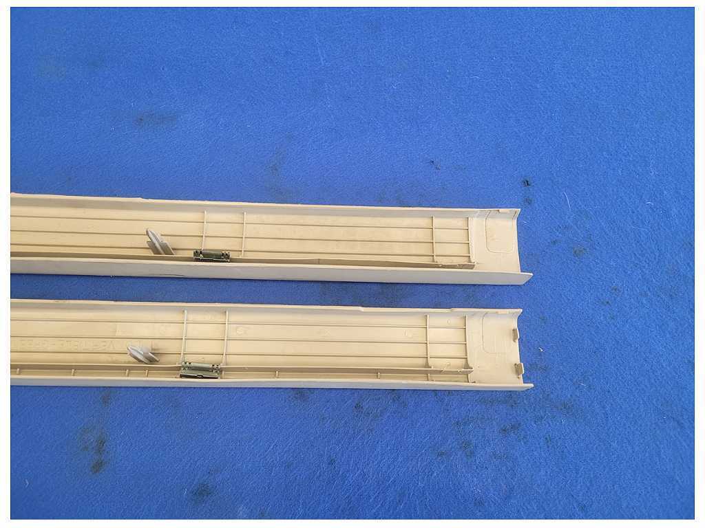 1999-2004 Ford Mustang GT 4.6L Pair Door Sill Scuff Plates Tan 2561 - The Parts Farm