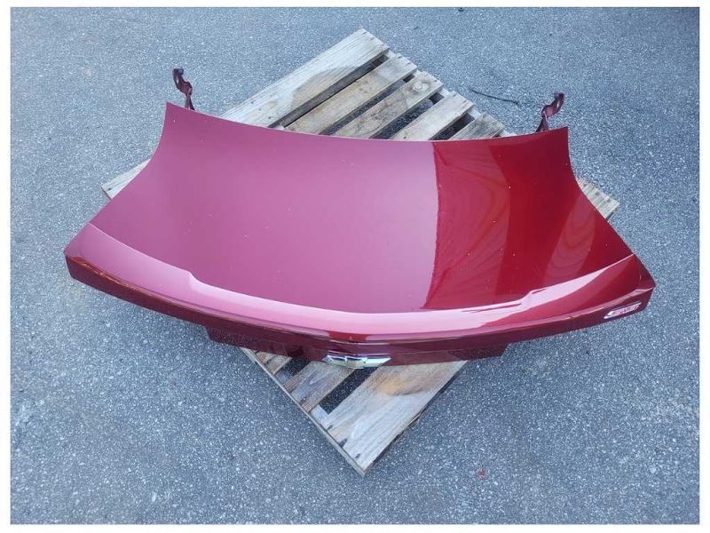 2010-2013 Chevrolet Camaro SS Deck Lid Trunk Coupe Spoiler Paint Maroon 2332 - The Parts Farm
