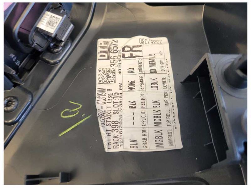 2021-2023 Ford F150 4x4 Pickup Truck Passenger Front Door Panel Card Black 2547 - The Parts Farm