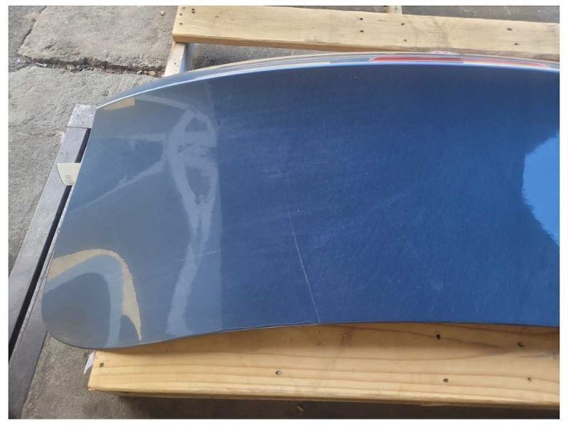 2012 Fisker Karma Sedan Hybrid Rear Trunk Deck Lid Hatch Paint Gray 1595 - The Parts Farm