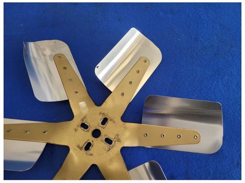 1987-1993 Ford Mustang GT LX 5.0L Front Aluminum Fan Blade Aftermarket 2516 - The Parts Farm