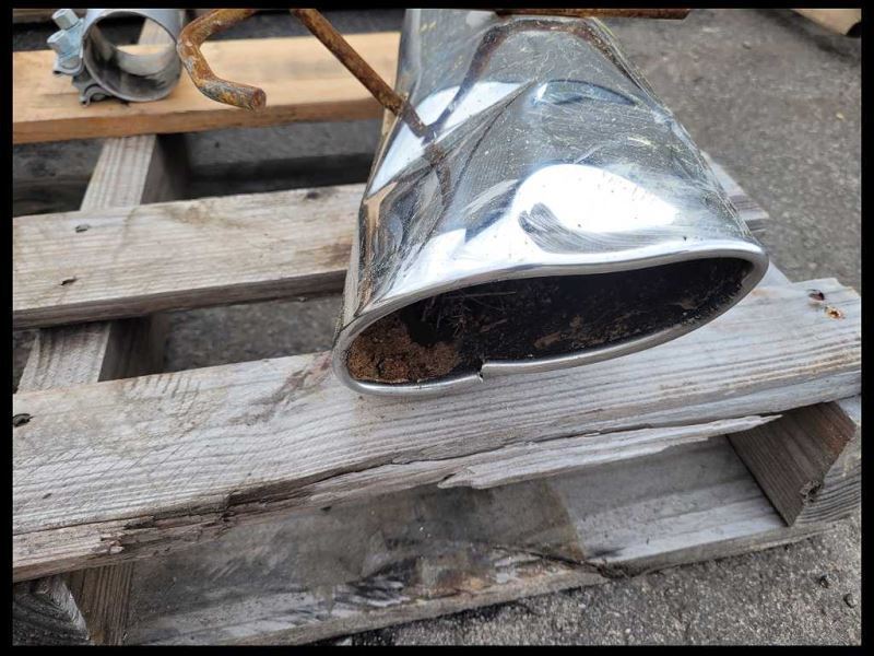 2015-2017 Ford Mustang GT S550 Cat Back Muffler Exhaust Bent Pipe Tip - The Parts Farm
