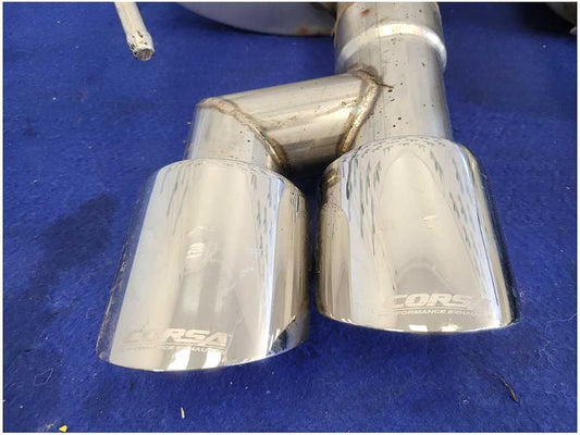 2018-2023 Ford Mustang GT Pair Aftermarket Mufflers Quad Tip Exhaust *Read* 2841