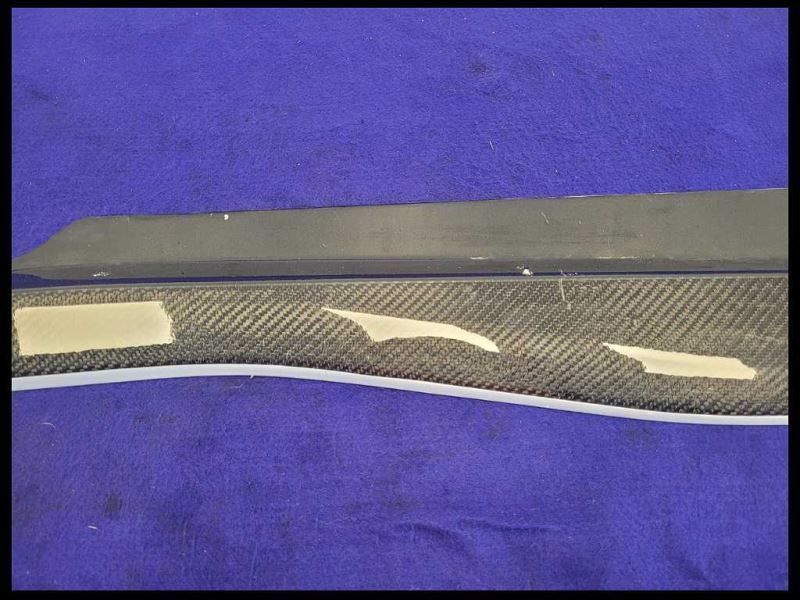 2015-2019 Chevy Corvette C7 Z06 Passenger Right Carbon Fiber Rocker Side Skirts - The Parts Farm