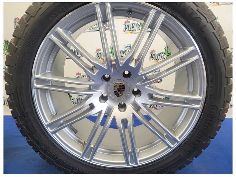 NEW 2019+ Porsche Cayenne S Turbo Wheels Rim 22x10 Tires new Continental 285/45 - The Parts Farm