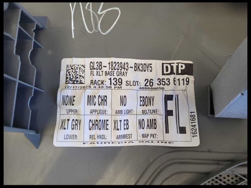 2015-2020 Ford F150 4X4 Pickup Truck Driver Left LH Front Door Panel Pull Gray - The Parts Farm