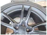 2016-2023 Chevrolet Camaro SS Rear Wheel 20x9.5 Black Wheel Spoke Scuffs 2492 - The Parts Farm