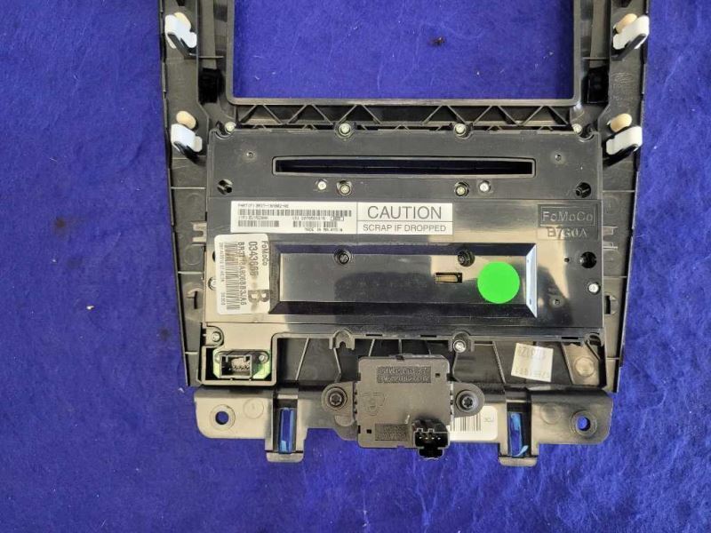 2013 Ford Mustang GT 5.0L Audio Receiver Radio Control Panel Info Screen 2417 - The Parts Farm