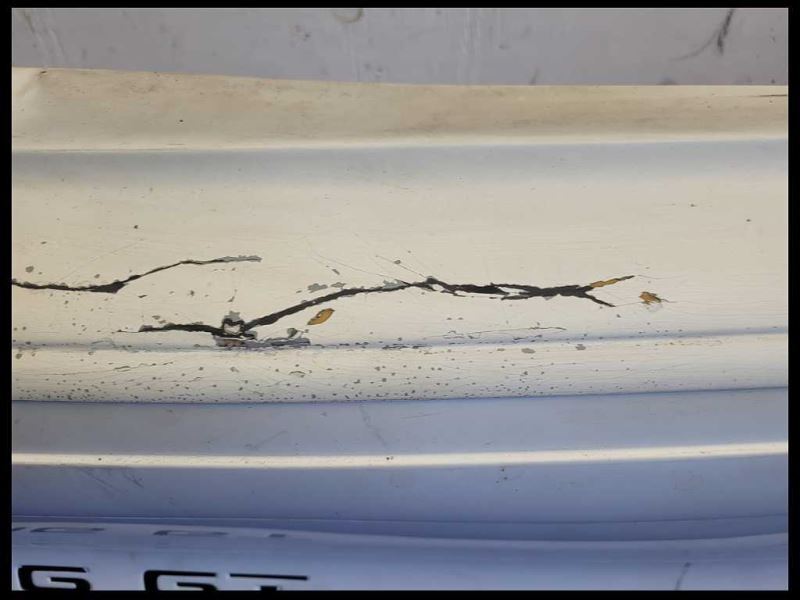 1987-1993 Ford Mustang GT 5.0L Rear Back Bumper Cover Skirt Scuffs Scratches - The Parts Farm