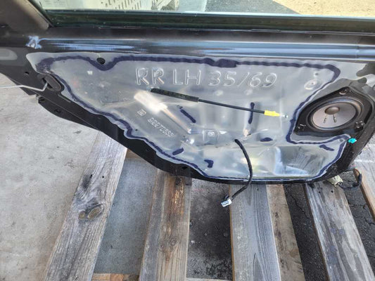 2014-2017 Chevrolet SS Sedan Driver Left Rear Door Shell Paint Black 2602